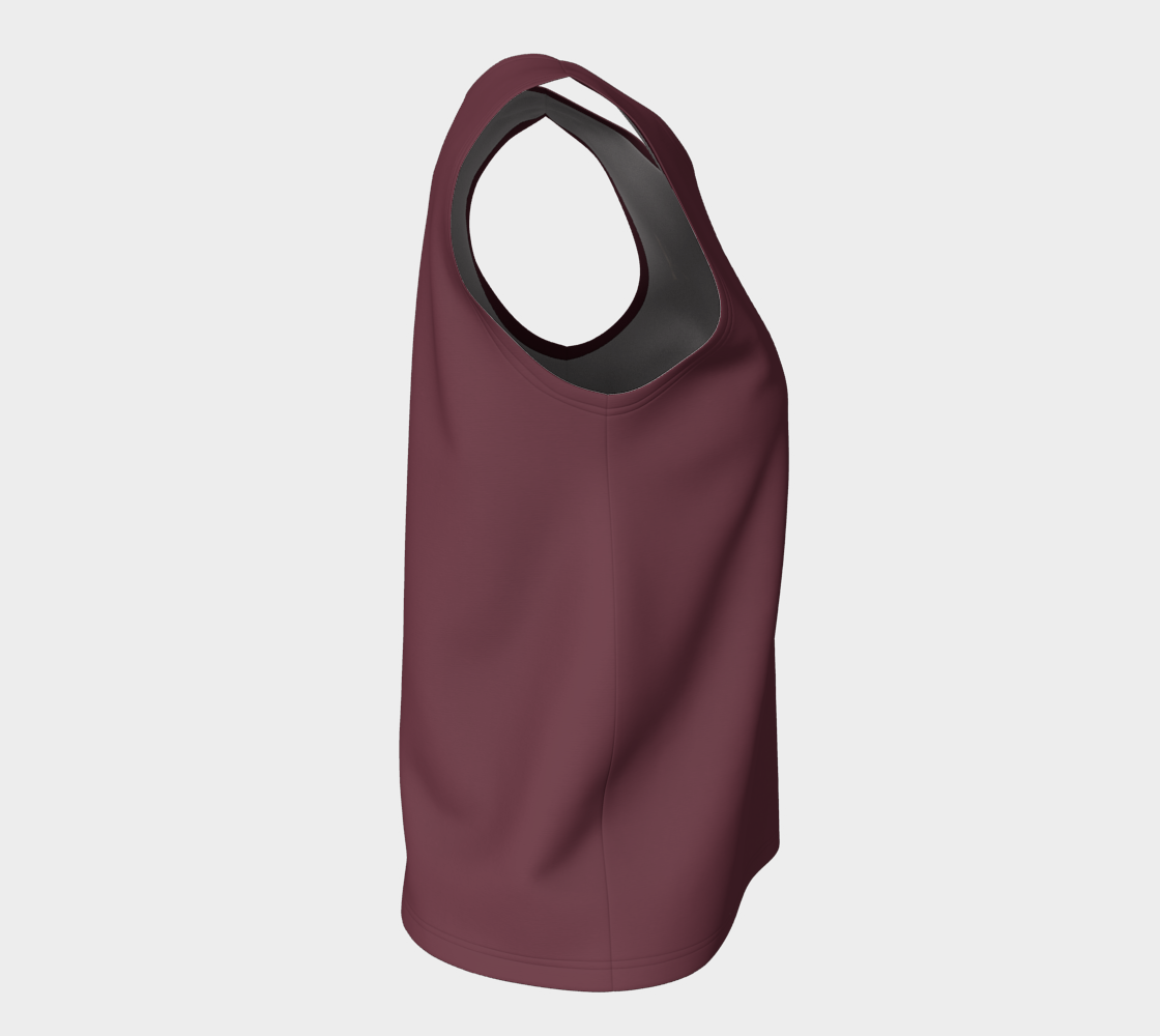 Flow Tank™ – Merlot | Luxury Activewear Tank Top | AHMYDI