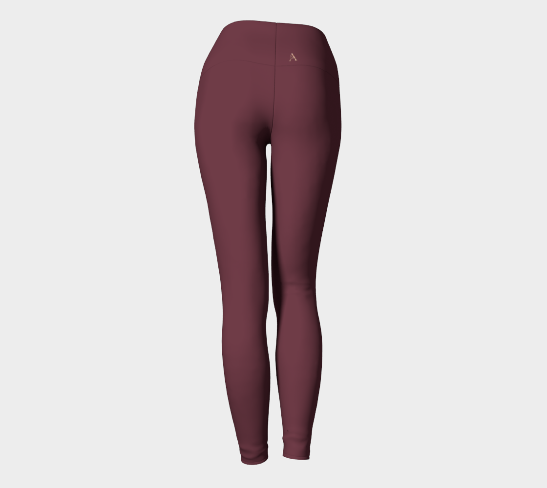 Foundation Legging™ – Merlot | Luxury Yoga Leggings | AHMYDI