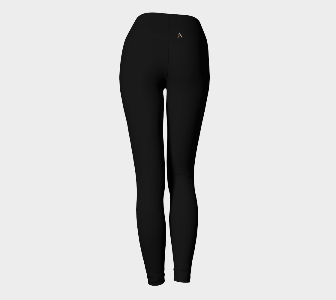 Foundation Legging™ – Black | Luxury Yoga Leggings | AHMYDI