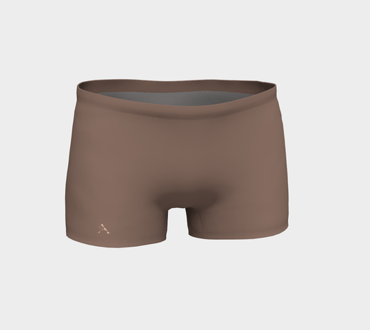Motion Short™ – Mocha | Luxury Compression Workout Shorts | AHMYDI