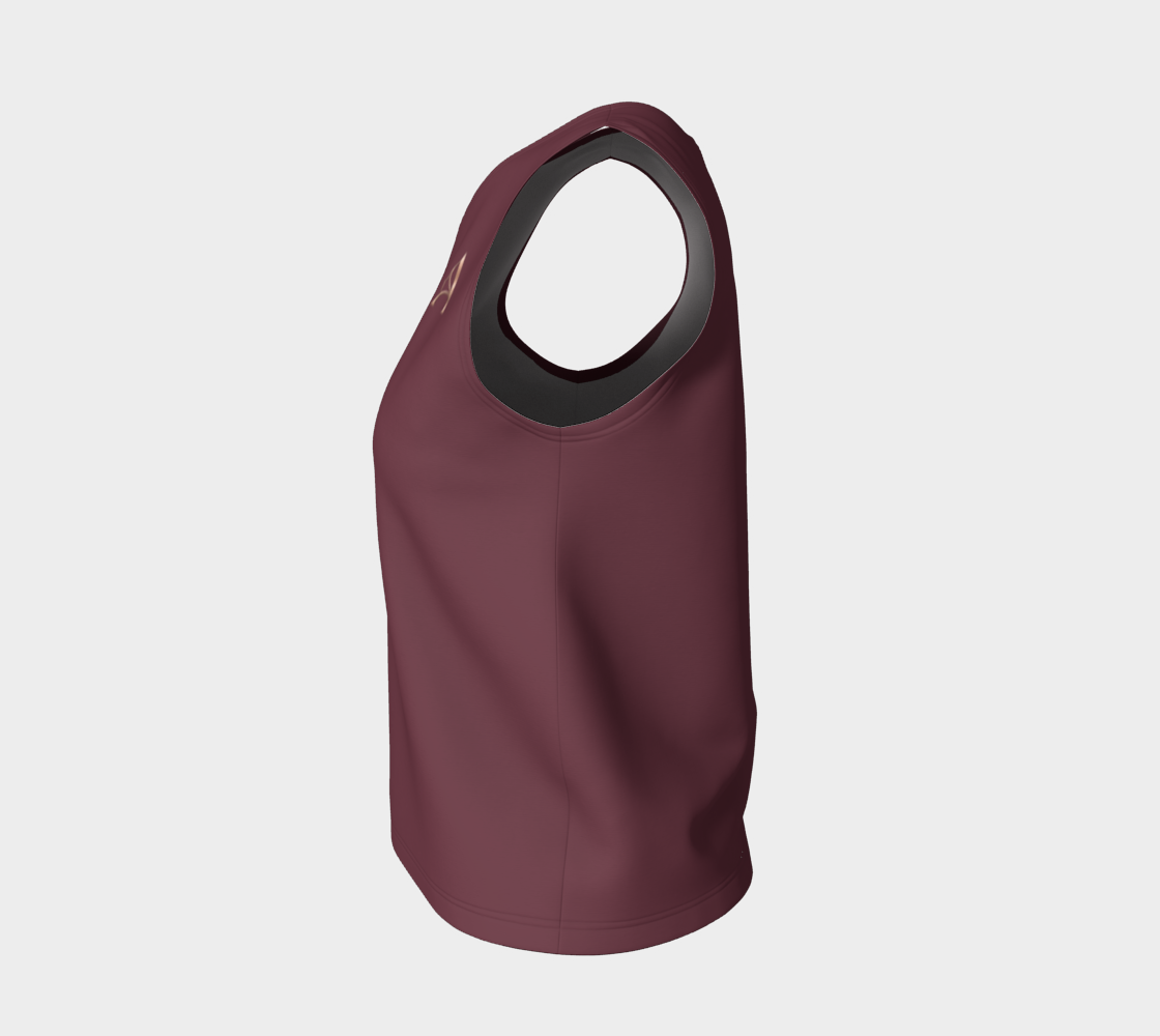 Flow Tank™ – Merlot | Luxury Activewear Tank Top | AHMYDI
