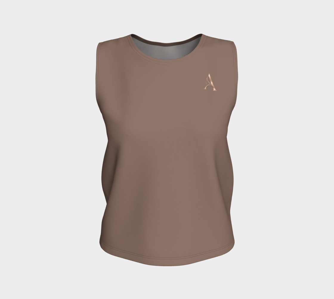 Flow Tank™ – Mocha | Luxury Activewear Tank Top | AHMYDI