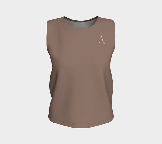 Flow Tank™ – Mocha | Luxury Activewear Tank Top | AHMYDI