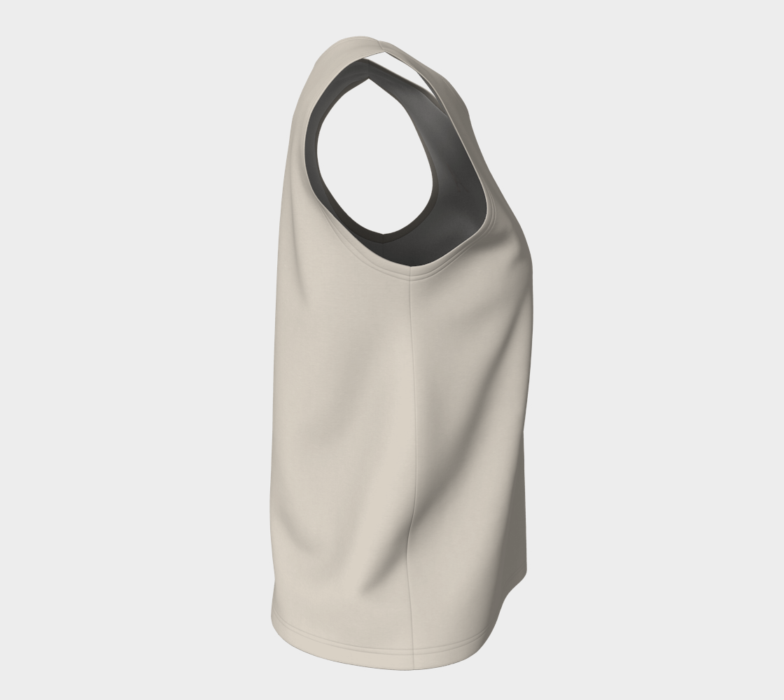Flow Tank™ – Stone | Luxury Activewear Tank Top | AHMYDI