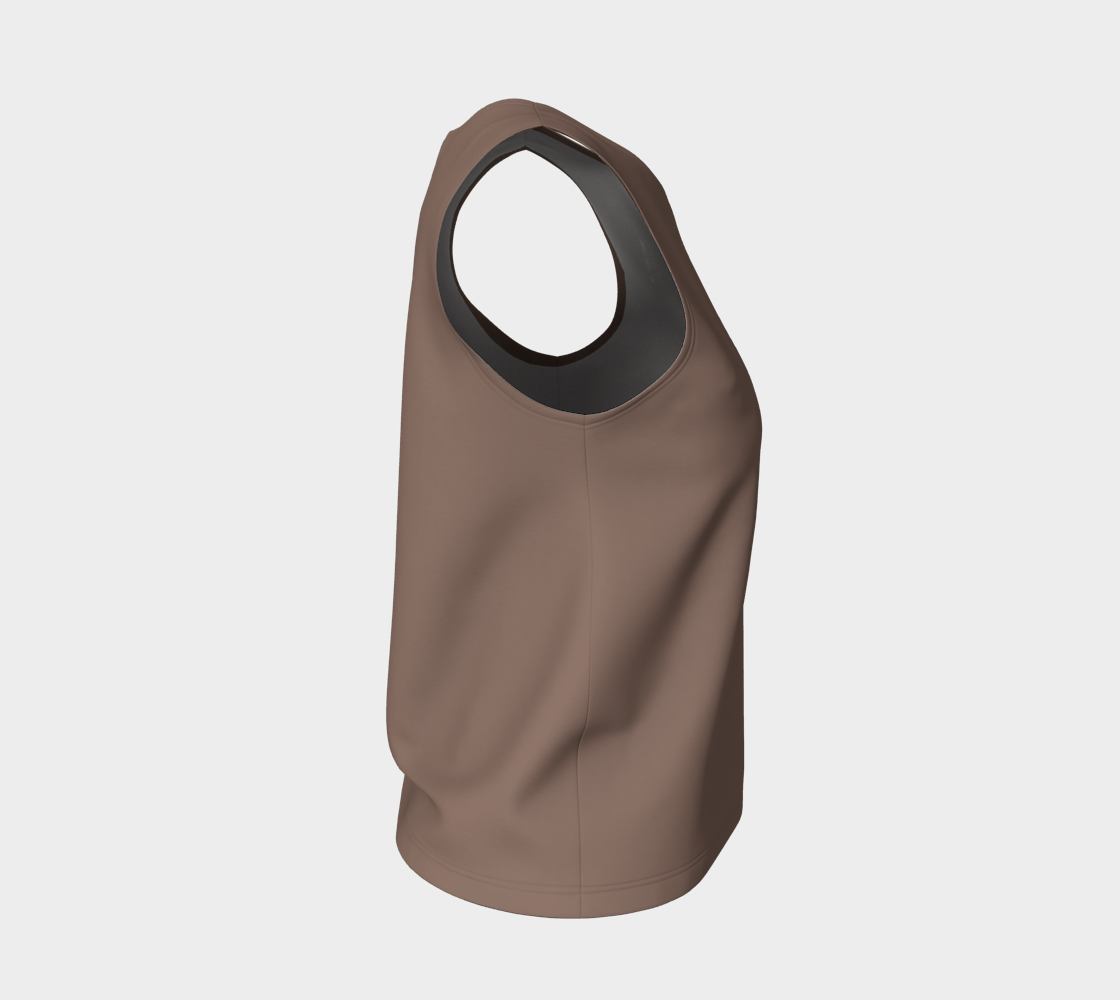 Flow Tank™ – Mocha | Luxury Activewear Tank Top | AHMYDI