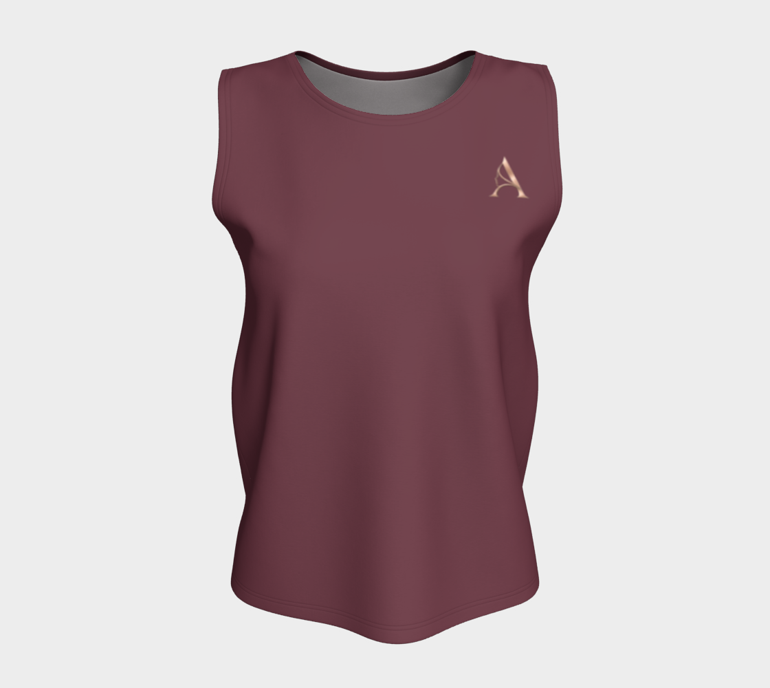 Flow Tank™ – Merlot | Luxury Activewear Tank Top | AHMYDI