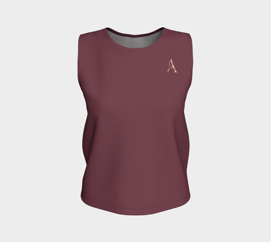 Flow Tank™ – Merlot | Luxury Activewear Tank Top | AHMYDI
