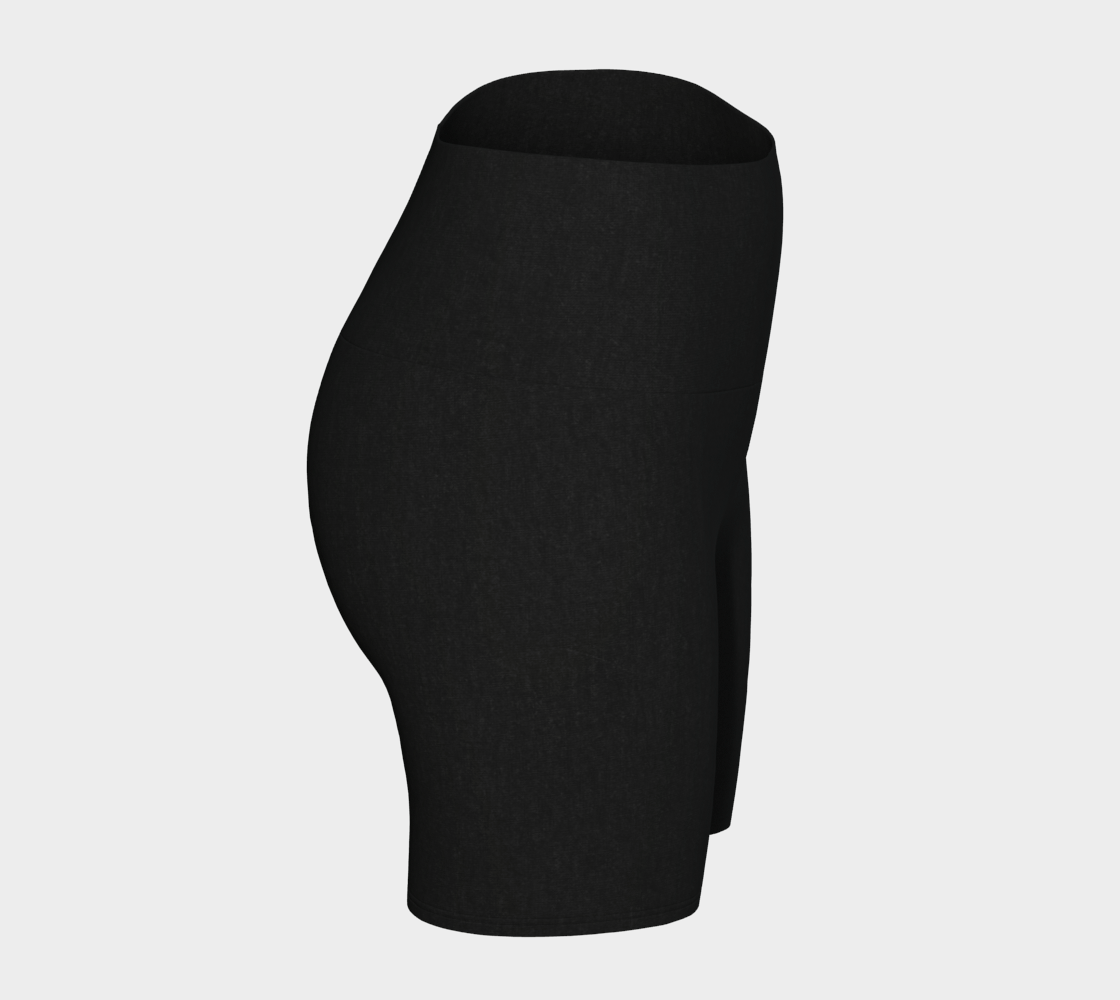 Yoga Short™ – Black | Luxury High-Waist Yoga Shorts | AHMYDI