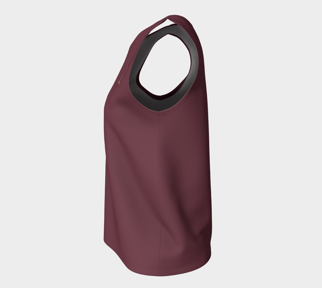 Flow Tank™ – Merlot | Luxury Activewear Tank Top | AHMYDI