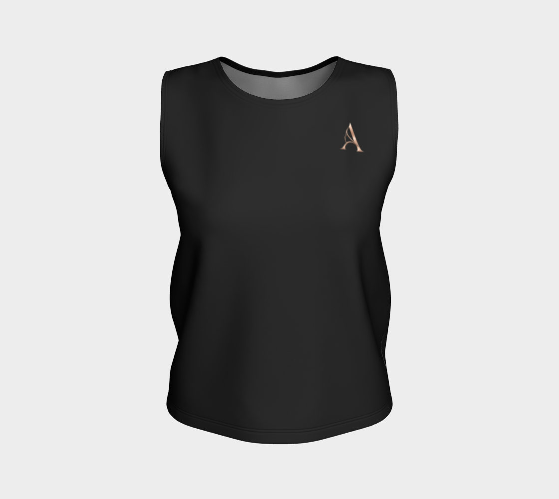 Flow Tank™ – Black | Luxury Activewear Tank Top | AHMYDI