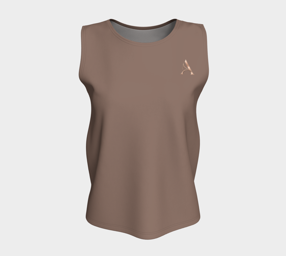 Flow Tank™ – Mocha | Luxury Activewear Tank Top | AHMYDI