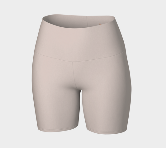 Yoga Short™ – Dust | Luxury High-Waist Yoga Shorts | AHMYDI