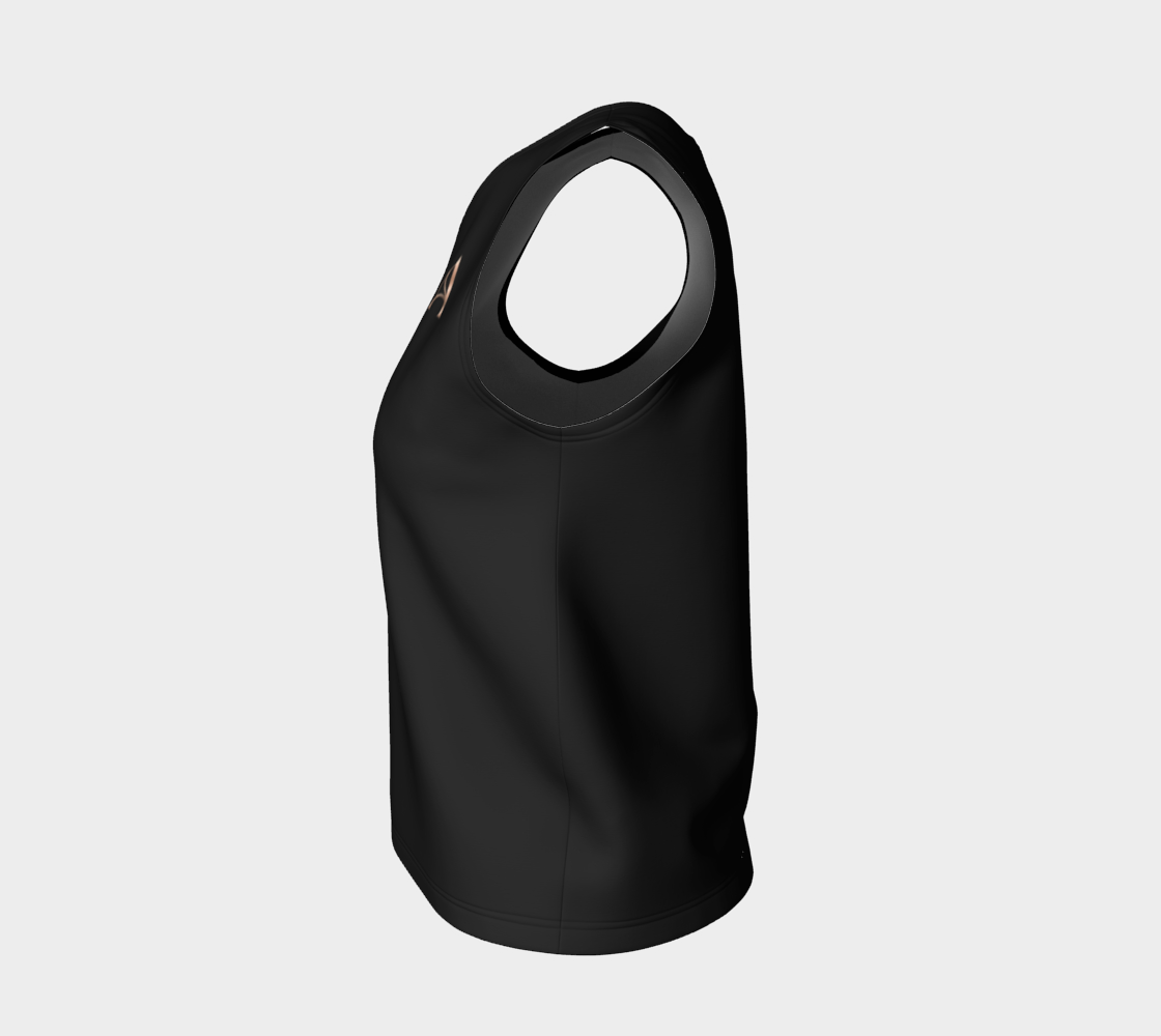 Flow Tank™ – Black | Luxury Activewear Tank Top | AHMYDI