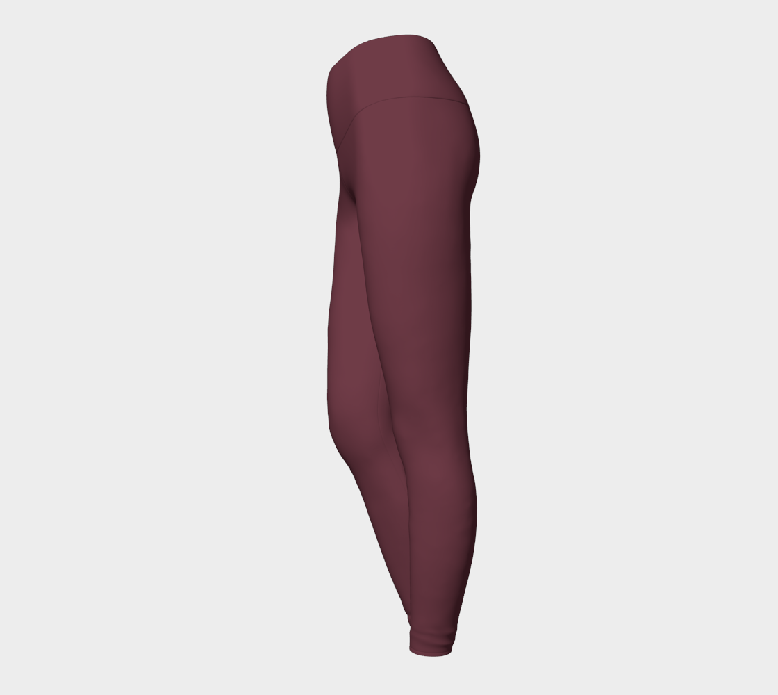Foundation Legging™ – Merlot | Luxury Yoga Leggings | AHMYDI