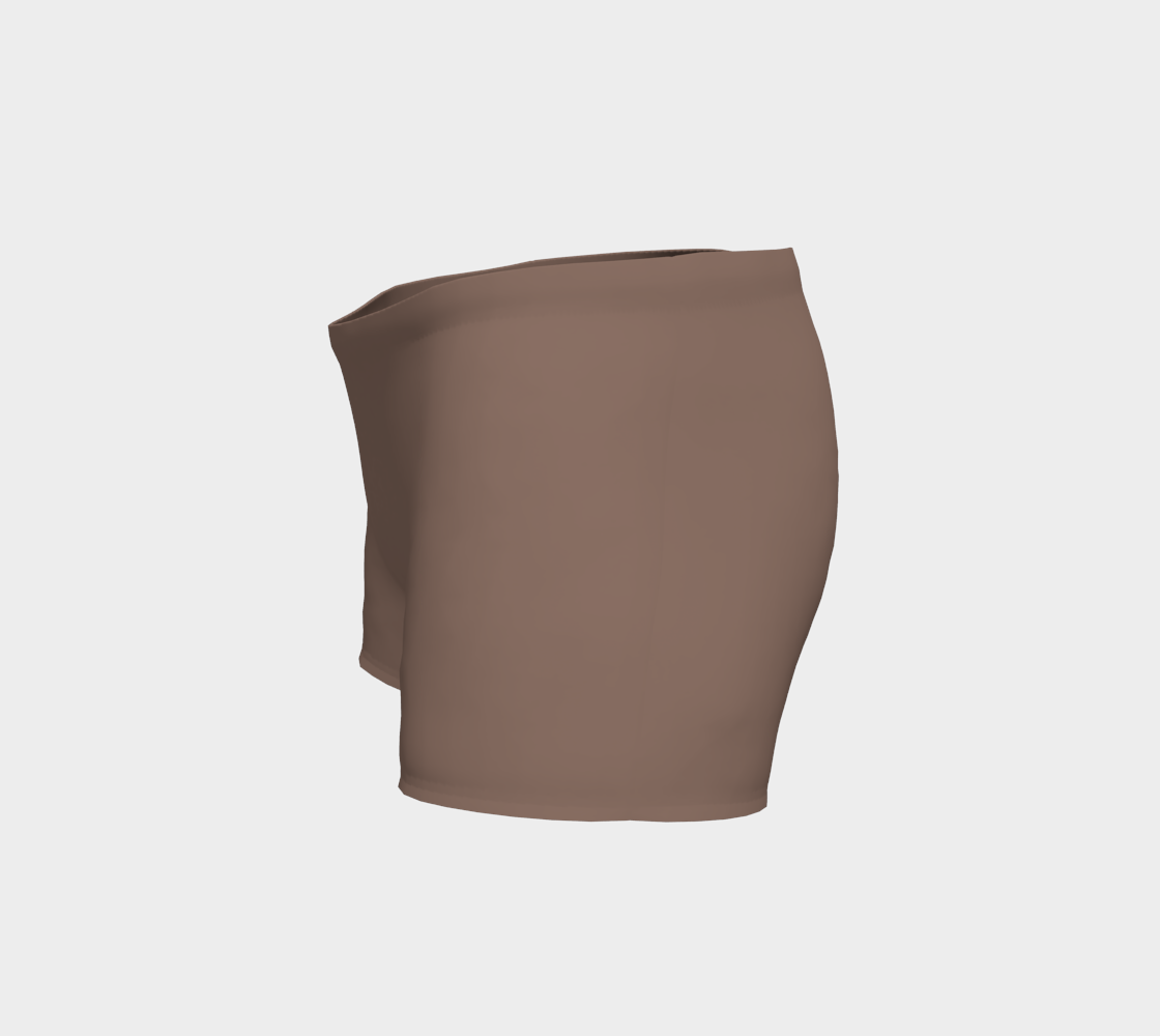 Motion Short™ – Mocha | Luxury Compression Workout Shorts | AHMYDI