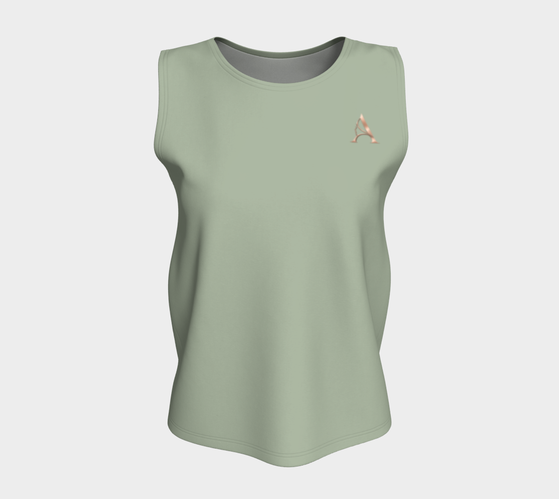Flow Tank™ – Sage | Luxury Activewear Tank Top | AHMYDI