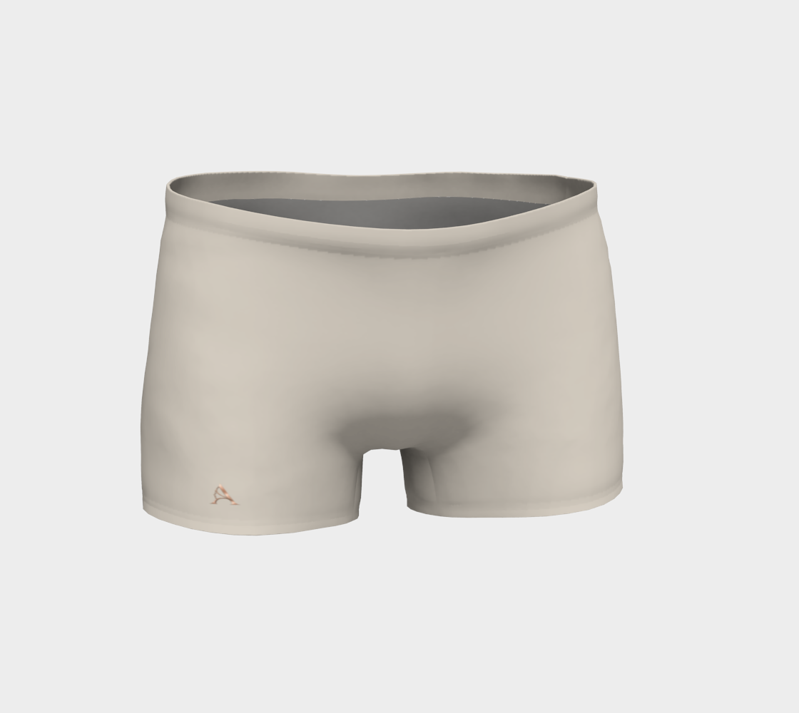 Motion Short™ – Stone | Luxury Compression Workout Shorts | AHMYDI