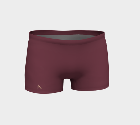 Motion Short™ – Merlot | Luxury Compression Workout Shorts | AHMYDI
