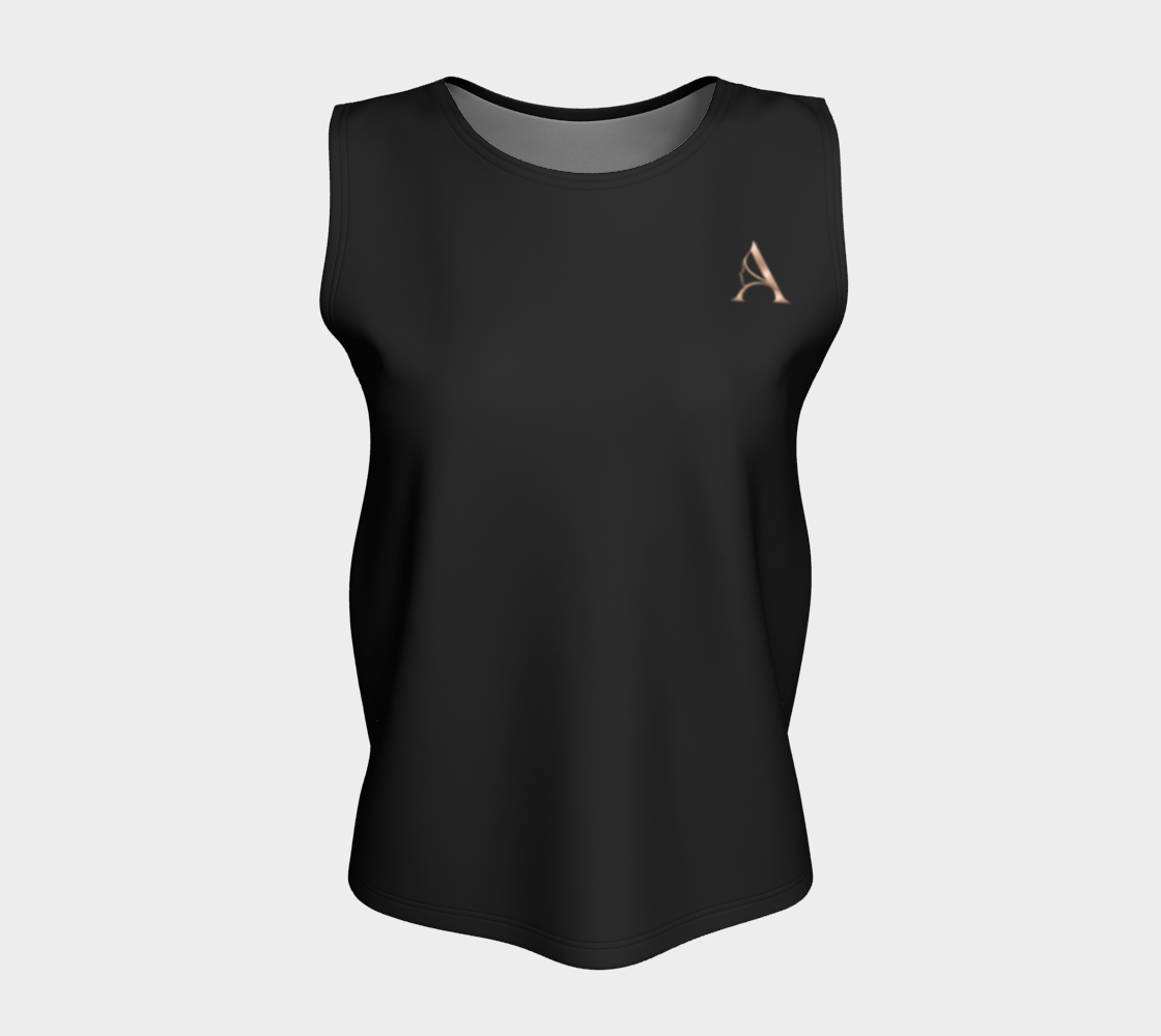 Flow Tank™ – Black | Luxury Activewear Tank Top | AHMYDI