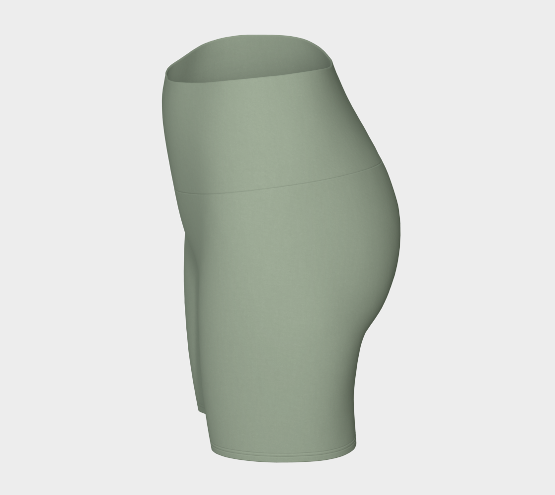 Yoga Short™ – Sage | Luxury High-Waist Yoga Shorts | AHMYDI