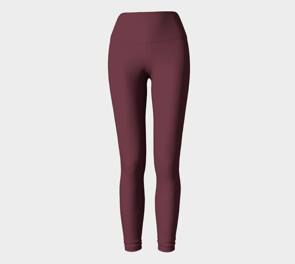 Foundation Legging™ – Merlot | Luxury Yoga Leggings | AHMYDI