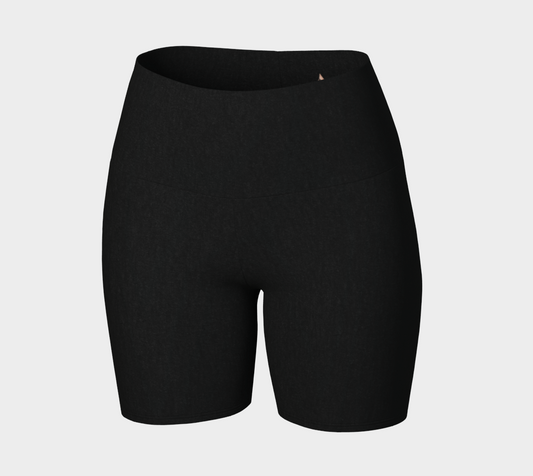 Yoga Short™ – Black | Luxury High-Waist Yoga Shorts | AHMYDI