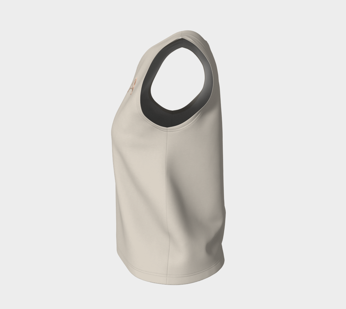 Flow Tank™ – Stone | Luxury Activewear Tank Top | AHMYDI
