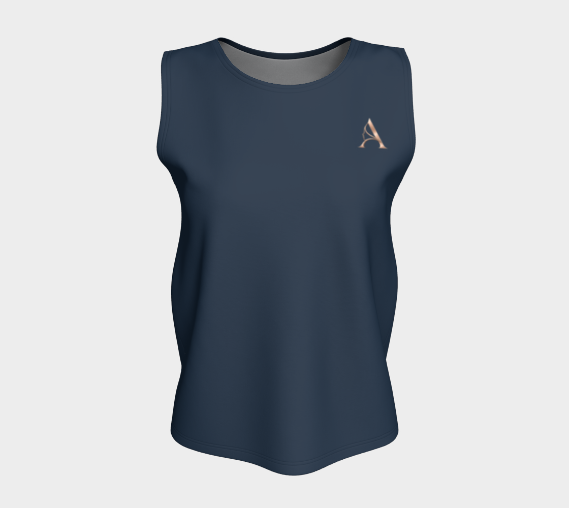 Flow Tank™ – Midnight | Luxury Activewear Tank Top | AHMYDI